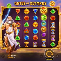 FunBet - Gates of Olympus Slot - Mnożniki x500